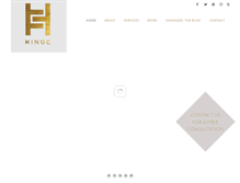 Tablet Screenshot of hinge-studio.com